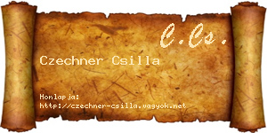 Czechner Csilla névjegykártya
